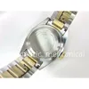 Reloj para hombre de alta calidad 41 mm Dial negro Hot-SaleMechanical Automatic Two Tone Full Steel Luxury Man Watches Design Date Display business Bay Reloj de pulsera