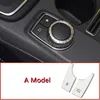 Car Multimedia Bottoni Del Volume Decorazione Adesivi Copertura Trim per Mercedes Benz C Classe E W204 CLS GLK ML GLA CLA Una classe B