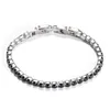 Tennis Bracelets Jewelry Fashion High Quality Zircon Women Wholesale Brief Stainless Steel Drop Delivery Dhecs