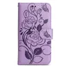 Red Rose Flower Leather Wallet Cases For Samsung S23 Ultra Plus A23E A04 4G A23 A13 A03 Core Galaxy A53 A33 5G Imprint Floral Credit ID Card Slot Holder Fashion Pouch