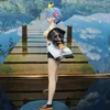 Zabawa dekompresyjna 23 cm relife w innym świecie od zero seksownego pięknego dziewczyny rem sportowy strój kąpielowy stoisko PVC Figurki zabawki