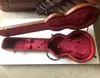 Custodia rigida marrone Lvybest per chitarra elettrica Un rivestimento interno in pelle marrone spessa di alto livello di qualità rossa