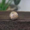 Dekorativa figurer 20mm afrikansk pyritj￤rnboll F￤rgglad imperialistisk Jasper Sphere Decor Pocket Stone Healing Crystal Round Beads Mineral