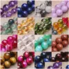 Jade 6Mm/8Mm/10Mm Healing Precious Round Stone Bead For Jewelry Making Diy Bracelet Necklace Crystal Spacer Loose Beads Drop Delivery Dhck2