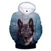 Herren Hoodies Liebhaber Hund M￤nner/Frauen Deutsch Sch￤ferhund 3d Sweatshirt Hochwertige Pullover Sportbekleidung Herbst Winter