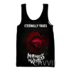 Men's Tank Tops Fashion Women Men's 3D Print Motionless In White Harajuku Vest Summer Undershirt Shirts Streetwear V02226J