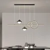 Lustres nórdicos lustres liderados para decoração de sala de estar barra de jantar de iluminação interna dourada bar moderno lâmpadas pendentes penduradas