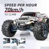 Electric/RC Car 110 Шкала 2.4G RC Высокоскоростный пульт дистанционного управления вне дороги 4WD 70 км/ч бесщеточный грузовик модель Carros Model Childrens Toys подарок 211 ​​DHWFC