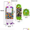 Śpiworki Dzieci TOBA CARTOON Animal Kid Ket Baby Mattress Quilt piżama piżamowa prezent chłopiec poduszka nadziewana lalka 211103 Drop Deli Dhluc