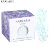 KARLASH weiß glitzernde Nagelkunst-Dekorationen, Mischung aus Stern, Herz, Laser, glänzende Nagelpailletten, 30 g, Massenbeflockungspulver für Schönheitsdesign279H
