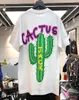 Cactus Astro World T Shirt Men Men Streetwear Style Letni Style krótki rękaw Casual Top Tees Tshirt Gunn2756977