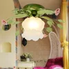 Ceiling Lights Children's Creative Girl's Room Flower Pastoral Atmosphere Home Bedroom Restaurant Led Lamp