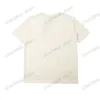 xinxinbuy Men designer Tee t shirt Paris letters Squirrel print short sleeve cotton women white black Apricot S-2XL