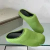 Zapatillas Mujer Zapatos de diseñador Punta redonda Señoras Diapositivas Calzado de fábrica al aire libre