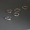Boucles d'oreilles créoles simples, Mini brillant en Zircon, boucle d'oreille circulaire, classique, petit géométrique fermé rond en cuivre, bijoux à Clip