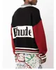 VNN7 hommes sweat à capuche col rond sweat 2023 nouvelle marque de mode Rhude American College High Street décontracté pull ample