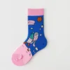 Women Socks Autumn And Winter Women's Candy Color Creative Lolita Japanese Cartoon Series Warm Breathable Leisure