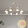 Lustres nórdicos lustres liderados para decoração de sala de estar barra de jantar de iluminação interna dourada bar moderno lâmpadas pendentes penduradas