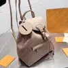 Diseñador Mochila Mujer Diseñador de lujo Mochilas Bolso con cordón V Bolso Mujer Hombre Mochila Tote Viaje Mochila al aire libre Duffle