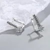 Creolen Todorova Minimalistisch Geometrisch Für Frauen Luxus Schwarz Zirkonia Klein Hochzeit Schmuck Geschenk