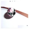 Charms calado Pink Magnolia Flower Charm con caja original para Pandora 925 Sterling Sier Beads Bangle Bracelet Making Drop Deliver Dhh5A