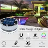 Solar Garden Lights LED Pool Light Underwater Wall Lamp Waterproof Decoration Lights RGB Color Change for Pond Fountain Aquarium