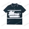 Xinxinbuy Men Designer編みティーTシャツパリレター1854マッチJACQUARDショートスリーブコットン女性ホワイトブラックブルーS-XL
