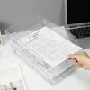 3-Layer Detachable acrylic A4 File Holder Document Stand Tray Desk Organizer Container for Magazine Paper Home Office Supplies