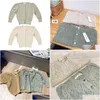 Cardigan Soor Ploom Kids Girl Thin Knit Esign Moda con estilo Niños Niñas Abrigos vintage para primavera verano 211231 Drop Delivery Ba Dh1Cm