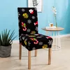 Chair Covers Christmas Cloth Stretch Dining Slipcovers Printed Elastic Chairs Protector For Home Party Universal