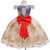 Kız Elbise Kızıl Çiçek Prenses Elbise Toddler Kızlar için 12m Bebek Bir Yıllık Doğum Günü Partisi Büyük Bow Tutu Elbisesi Resmi Pageant Prom Kostüm
