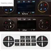 QILEJVS 1 PC AC Dash Bouton Autocollant Réparation Pour Tahoe Suburban Avalanche Silverado Yukon Denali Pour GMC Véhicules