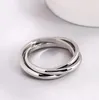 Mode frauen Ring Edelstahl für Schmuck Titan Frauen Kreuz Ringe Silber Gold Farbe Großhandel