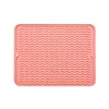 Silicone Table Placemats Tableware Heat Insulation Anti-slip Coaster Mats Kitchen Baking Pad Multifunction Vegetable Draining Mat BH8172 FF
