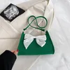 Evening Bags Bow For Women 2022 Fashion Shoulder Bag Cute Small Designer Square Luxury Handbags Bolsa Feminina