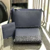 女性のLuxurys Designers Bags HandBags Hobo Casual Tote Purse Glitter Mini Crossbody Wallet Card HolderセットクロスボディショルダーBA318o