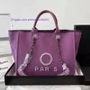 bags Designer Handbags Tote bag channel Chain Bagss Beach Women Luxury Fashion Knitting Purse Shoulder Large capacity Canvas showecomfort01