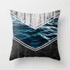 Pillow Creative Wood Texture Marble Pillows Cases Modern Nordic Geometric S Case Farmhouse Home Decor Sofa Couch Throw