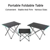 Camp Furniture Ultralight Portable Outdoor Table Foldbar camping Aluminiumlegering Hållbar middag Picknickfiske BBQ Desk