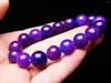 Bracelet Perles Sugilite Afrique du Sud Naturel Violet 12 mm