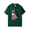 Мужские рубашки The High Street Fashion's Man's Head Print Print Prentt