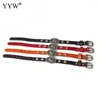 Pulseira de charme pulseira de couro com liga de zinco durável unissex punk ajustável marrom pulseiras pretas jóias de pulseira feminina