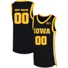 Custom NCAA Iowa Hawkeyes College Basketball Luka Garza Dasonte Bowen Josh Dix Dante Eldridge Carter Kingsbury Luc Laketa Connor McCaffery Kris Murray