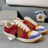 Designer skor kvinnor sneakers mode sko vintage bokstäver sneaker andas gör gammal tränare snörning tränare kör låg top lady casual