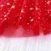 Girl Dresses Ma&Baby 9m-4Years Christmas Red Dress Toddler Infant Kid Sequin Tulle Tutu Party Long Sleeve Xmas Costumes D01