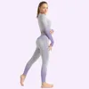 Conjuntos ativos STIPE Fitness Suit de ioga sem costura Conjunto de esportes elásticos ROPA ROPA DEPORTIVA MUJER GYM TRANHEFE