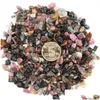 Jade 18 Farben Naturkristall-Mischsteine, getrommelte Chips, zerkleinerter Stein, Heilung, Schmuck, Heimdekoration, 866 B3, Drop-Lieferung Dhoqv