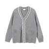 Women's Sweaters designer GU Wool Versatile Loose OS Couple Knitted Jacket Cardigan 25FE