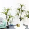 Decoratieve bloemen 135 cm nepbladeren boomplant bonsai ornamenten simulatie groene planten grootschalige kunstmatige interieur decoratie dracaena