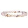 Bracelet de perles en pierre naturelle 2023 pour femme, 6Mm, Lapis Lazi lisse, livraison directe, bijoux, Bracelets Dhoun